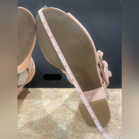 Pink Peep Toe Suede Booties 5.5 NIB - Picture 7 of 11